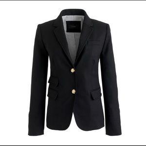 J Crew schoolboy blazer black size 2